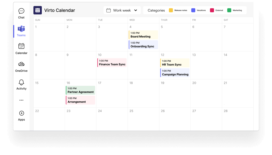 Microsoft Teams-Apps