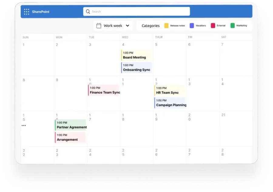 What is Virto Calendar Web Part?