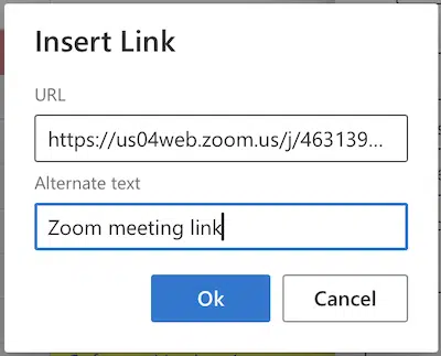 Zoom meeting link