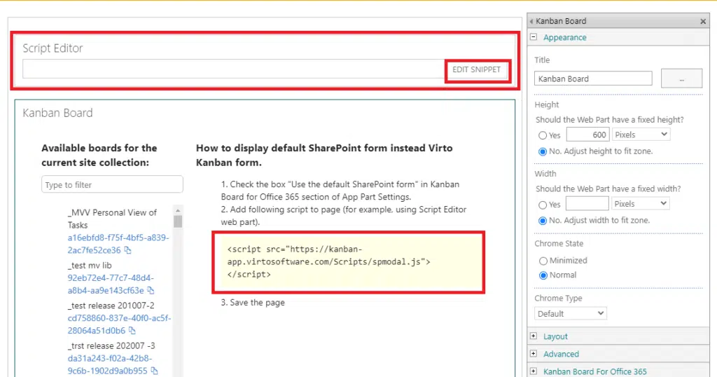 Standard-SharePoint-Formular verwenden