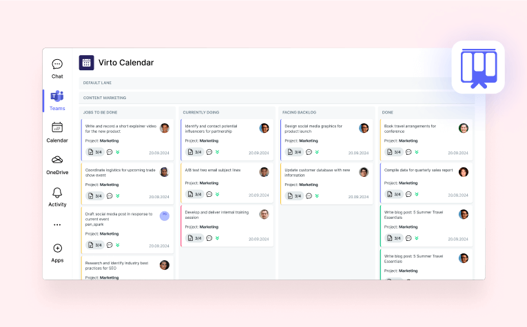 Virto Kanban Board App