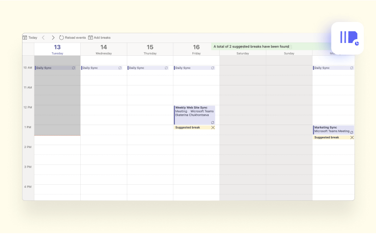 Virto Time Blocking App