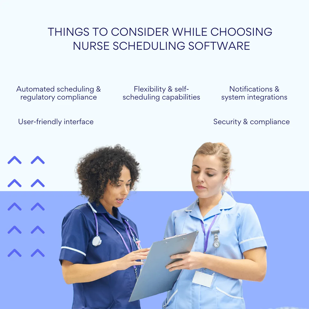 Zu berücksichtigende Aspekte bei der Auswahl von Nurse Scheduling Software
