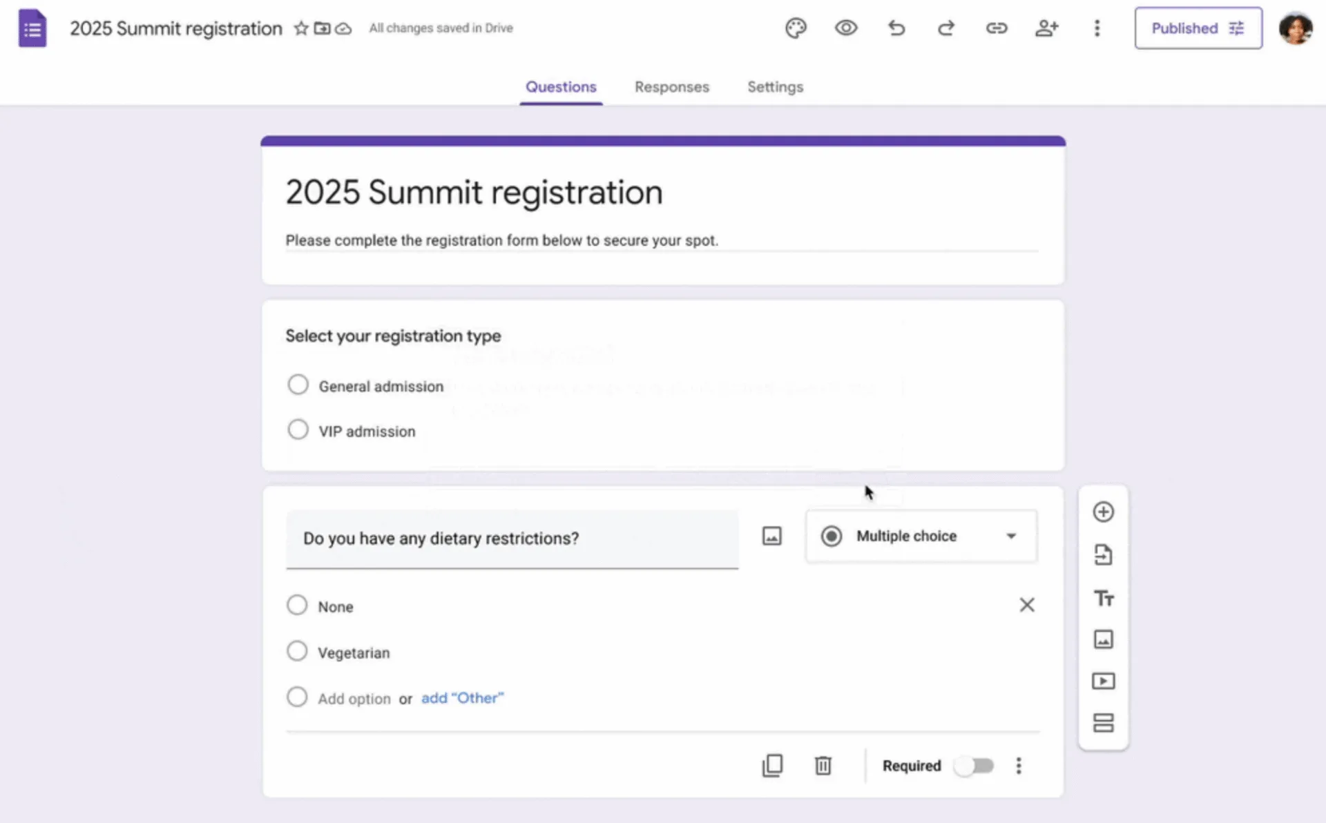 Google Forms