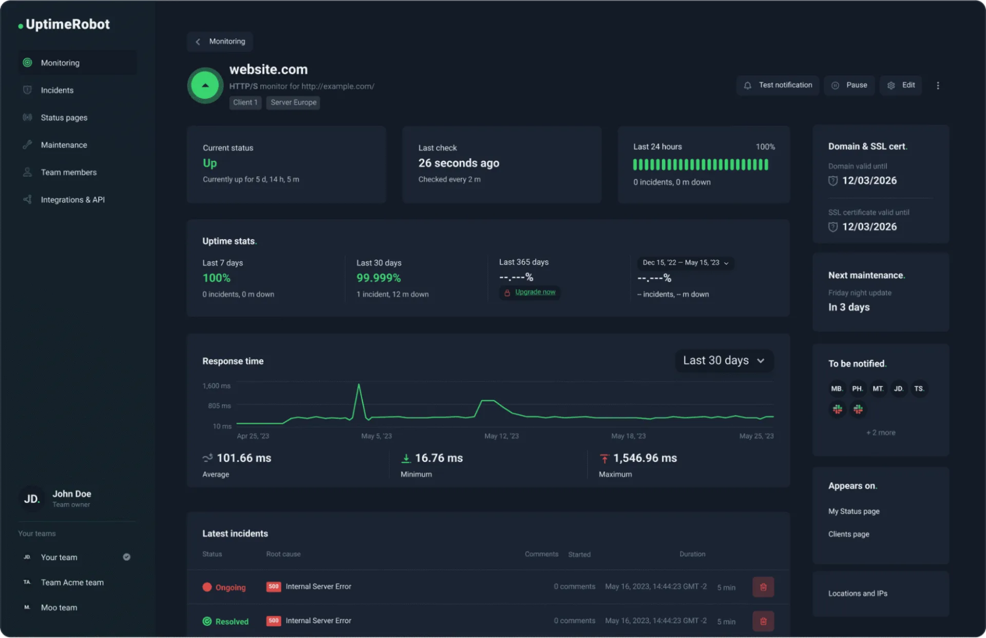 Uptime Robot