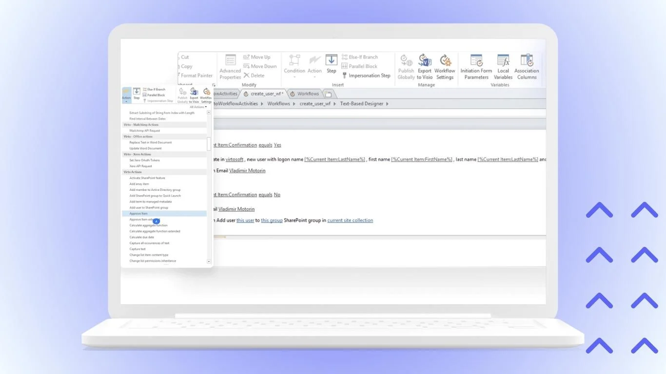Virto Workflow Activities Kit for SharePoint On-Premises