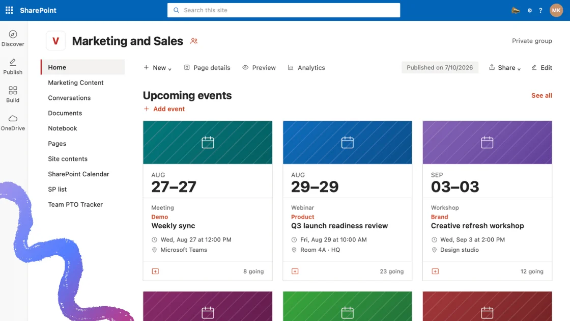 SharePoint Calendar: So erstellen und integrieren Sie einen Kalender