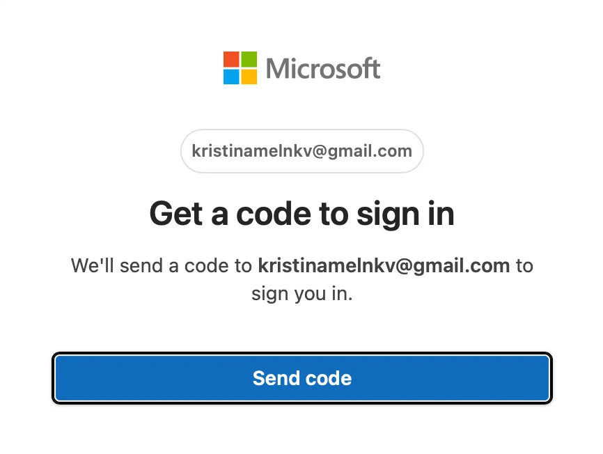 Guest signing in with their account