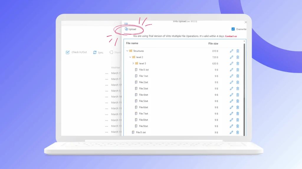 Virto Multiple File Operations for SharePoint Online