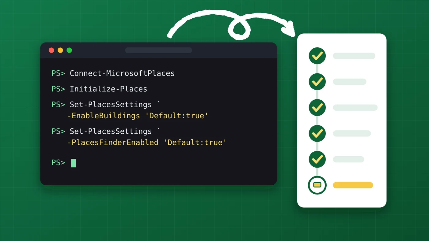 Arbeitsplatzbuchung in Microsoft Places einrichten: Eine Schritt-für-Schritt-Anleitung für Admins