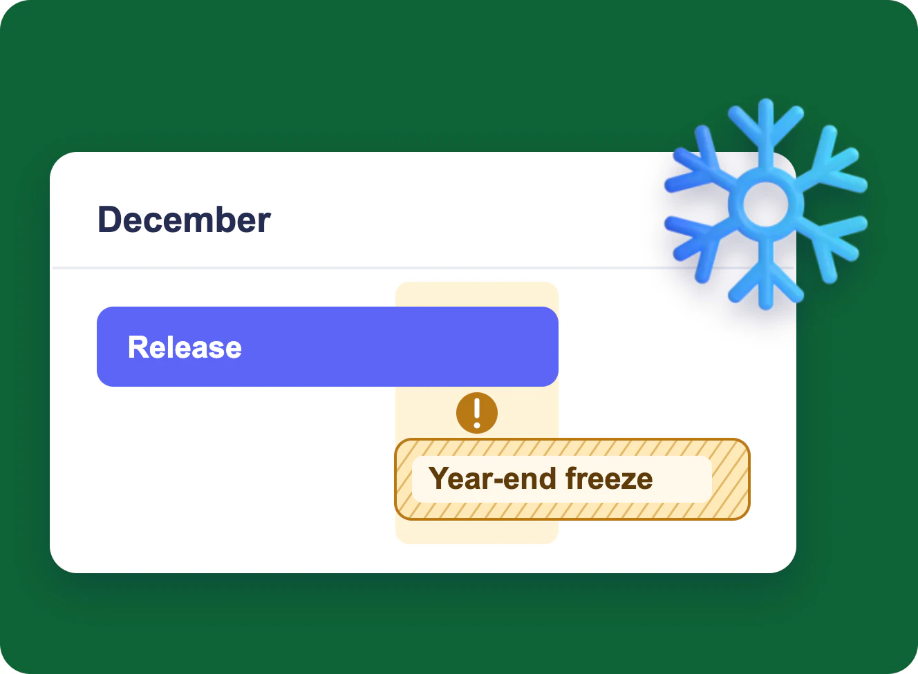 CIO-Kalender für Changes, Releases & Freezes