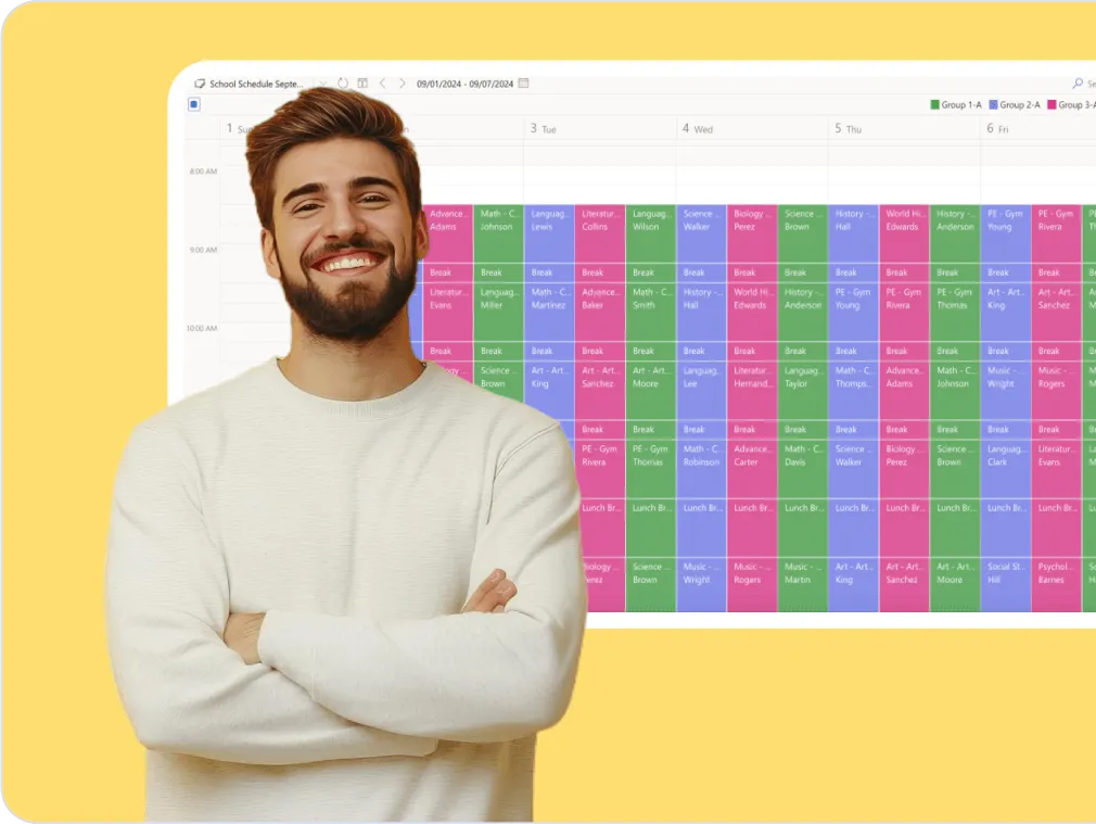 Kalender für außerschulische Aktivitäten