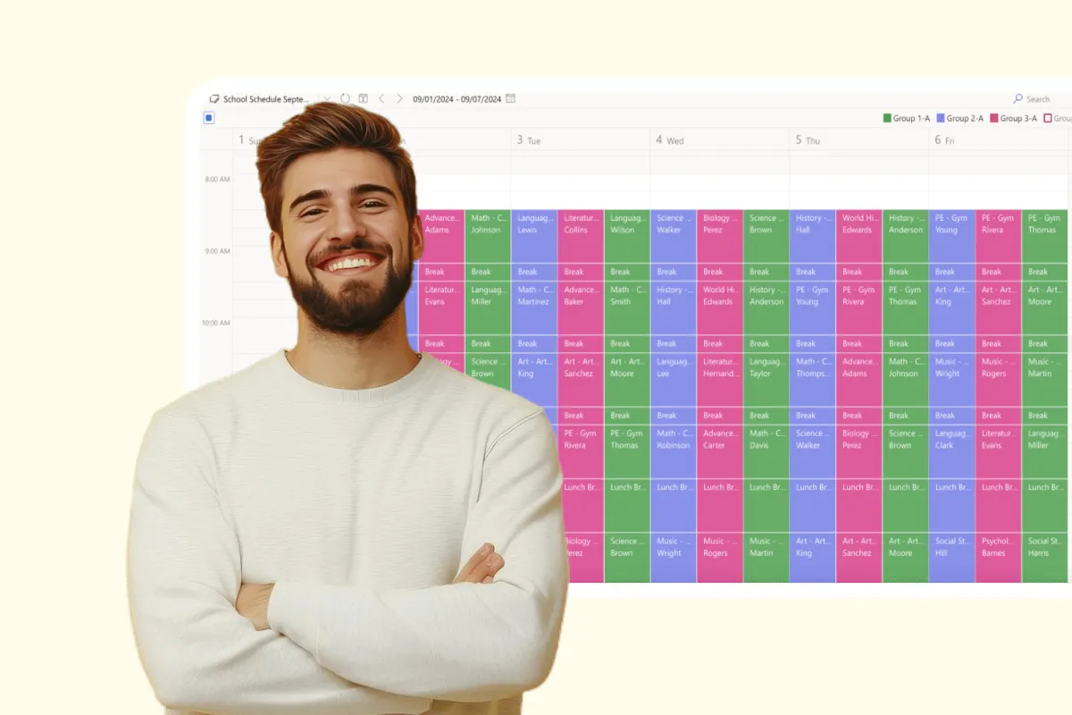 Kalender für außerschulische Aktivitäten