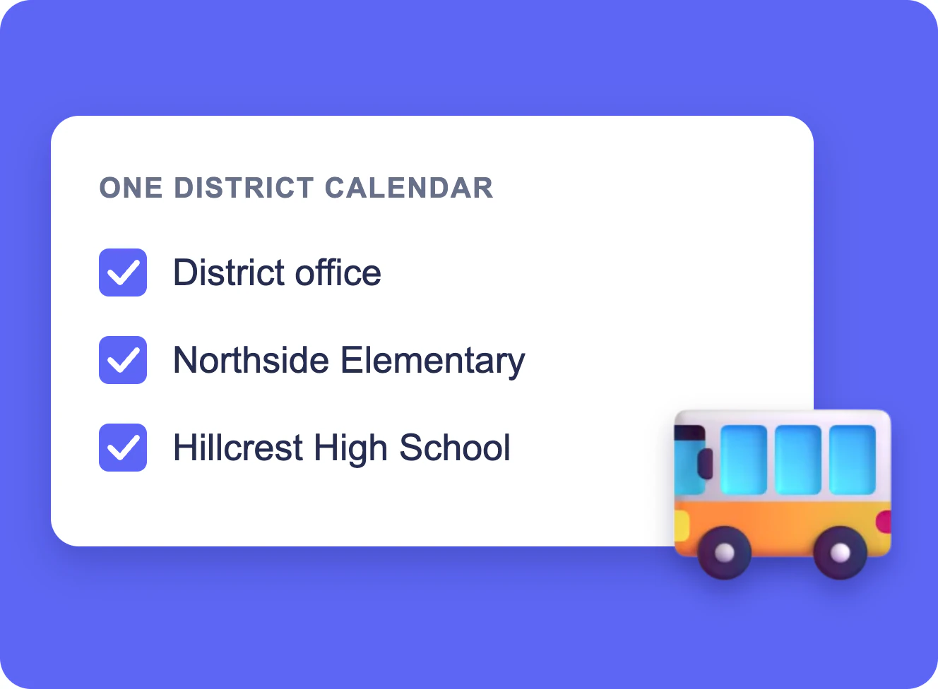 School District Calendar in Microsoft 365