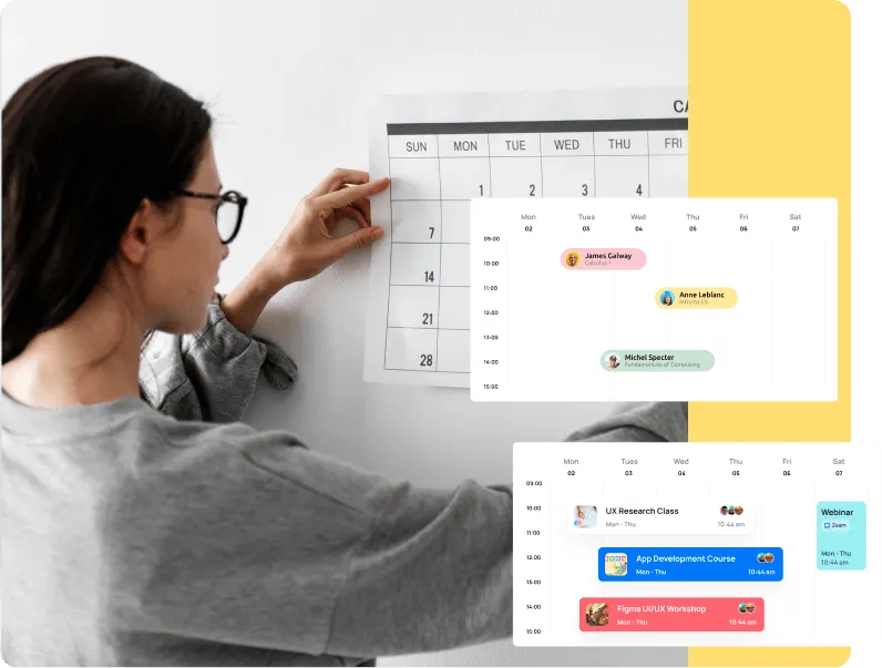 Comprehensive academic year planning