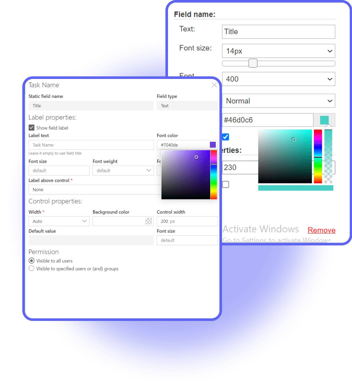 Forms Designer for SharePoint On-Premise Settings