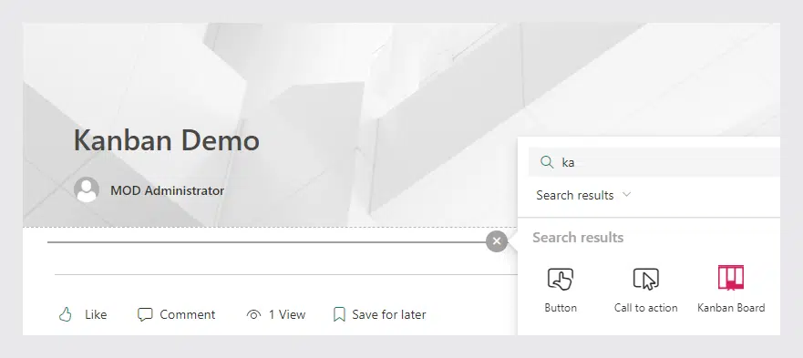 adding kanban to page