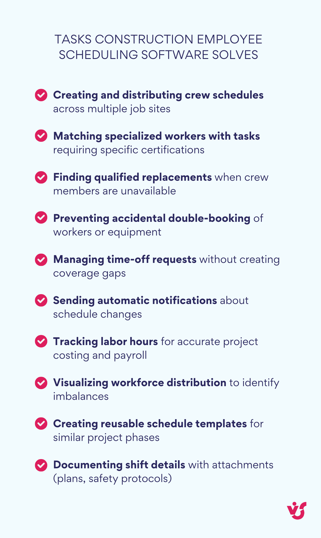 Tasks Construction Employee Scheduling Software Solves
