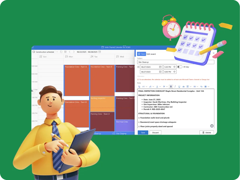 Construction Employee Scheduling Software