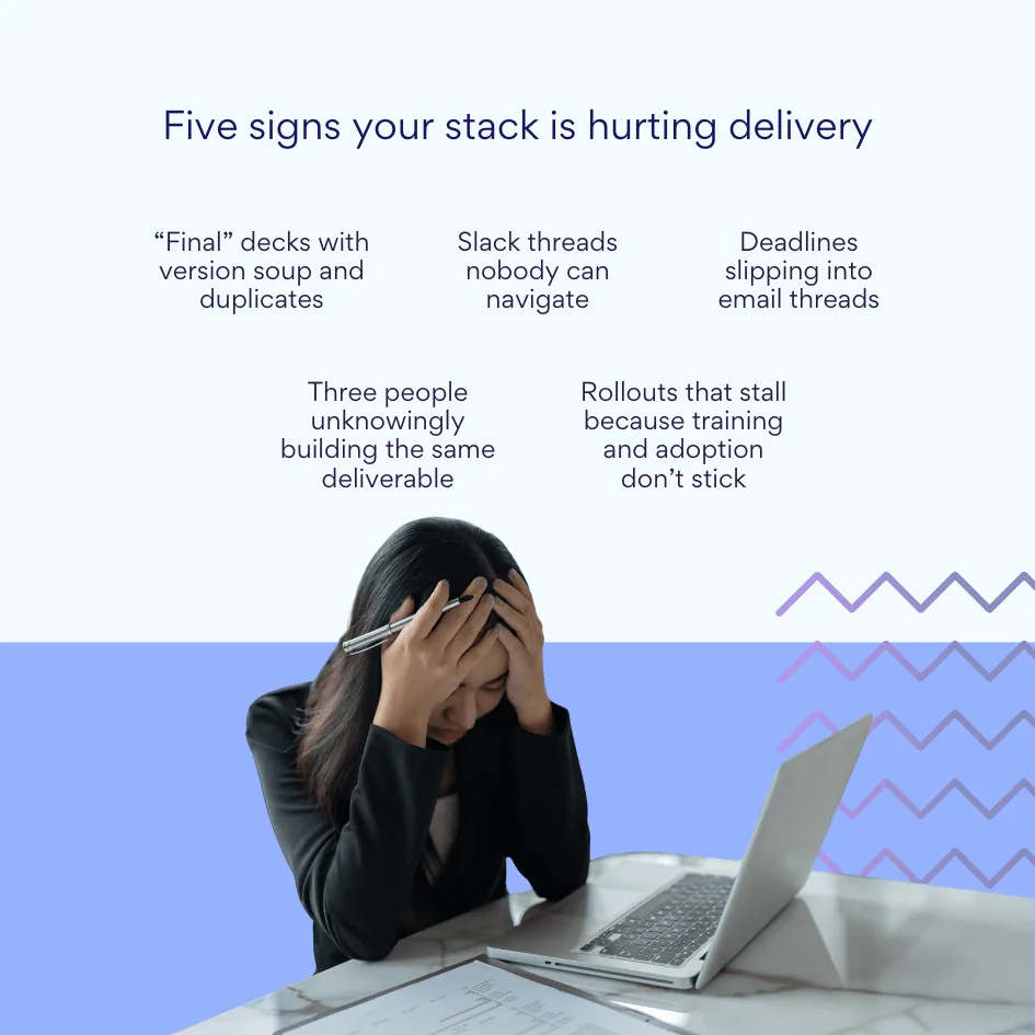 Five signs your stack is hurting delivery